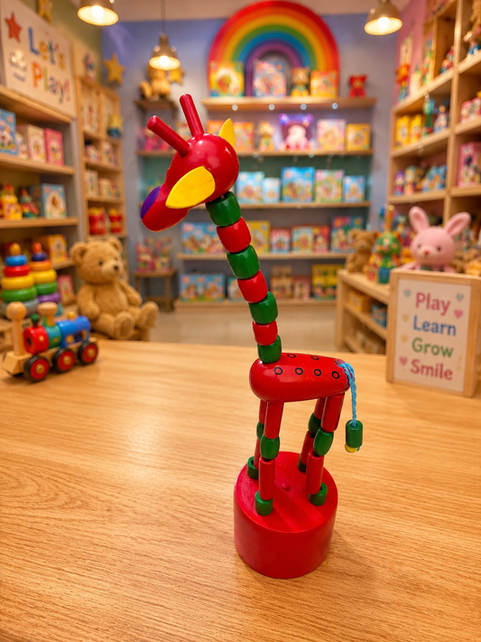 Wooden Flexible Giraffe Toy