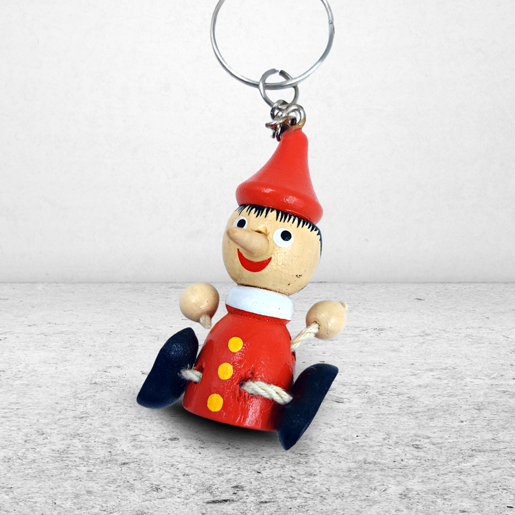 Wooden Animal & Cartoon Keychain