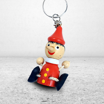 Wooden Animal & Cartoon Keychain