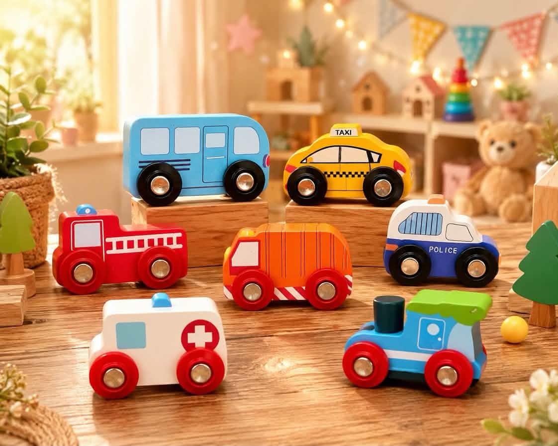 Wooden Vehicle Toys