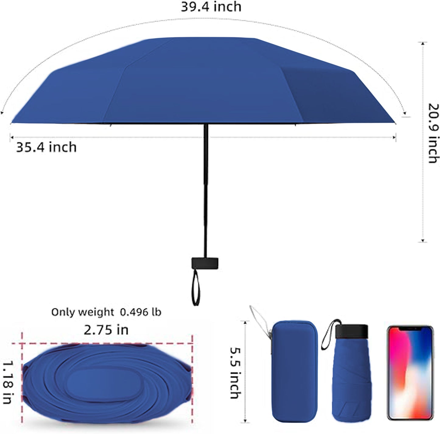 Mini Pocket Umbrella